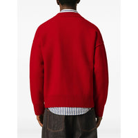 Ami Paris Red Sweaters & Knitwear - Cardigans Men