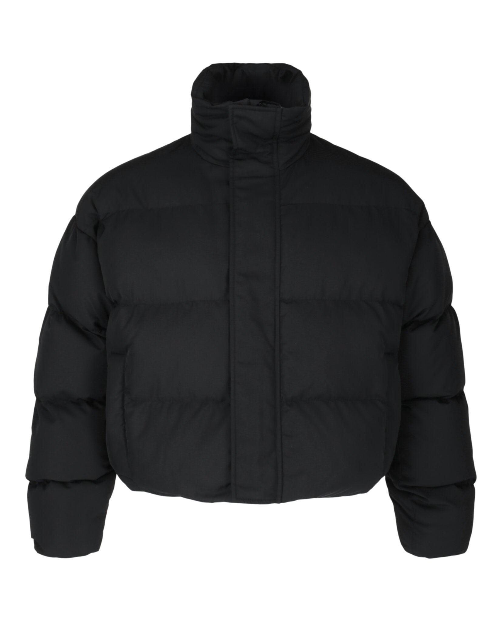 Balenciaga Womens Quilted Puffer Jacket Black