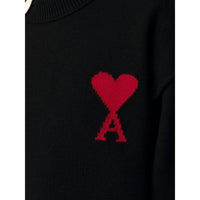 Ami Paris Black Sweaters & Knitwear - Jumpers Men