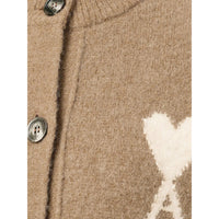 Ami Paris Ami Paris Neutrals Knitwear - Cardigans Women