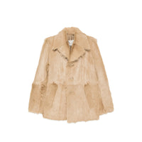 Ami Paris Ami Paris Neutrals Coats - Faux Fur Coats Women