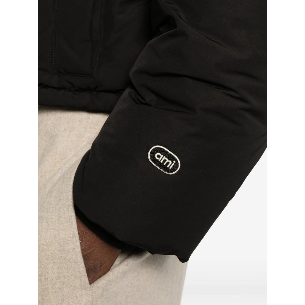 Ami Paris Black Jackets - Puffer Jackets Women