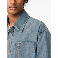 Ami Paris Ami Paris Blue Jackets - Oversized Jackets Women