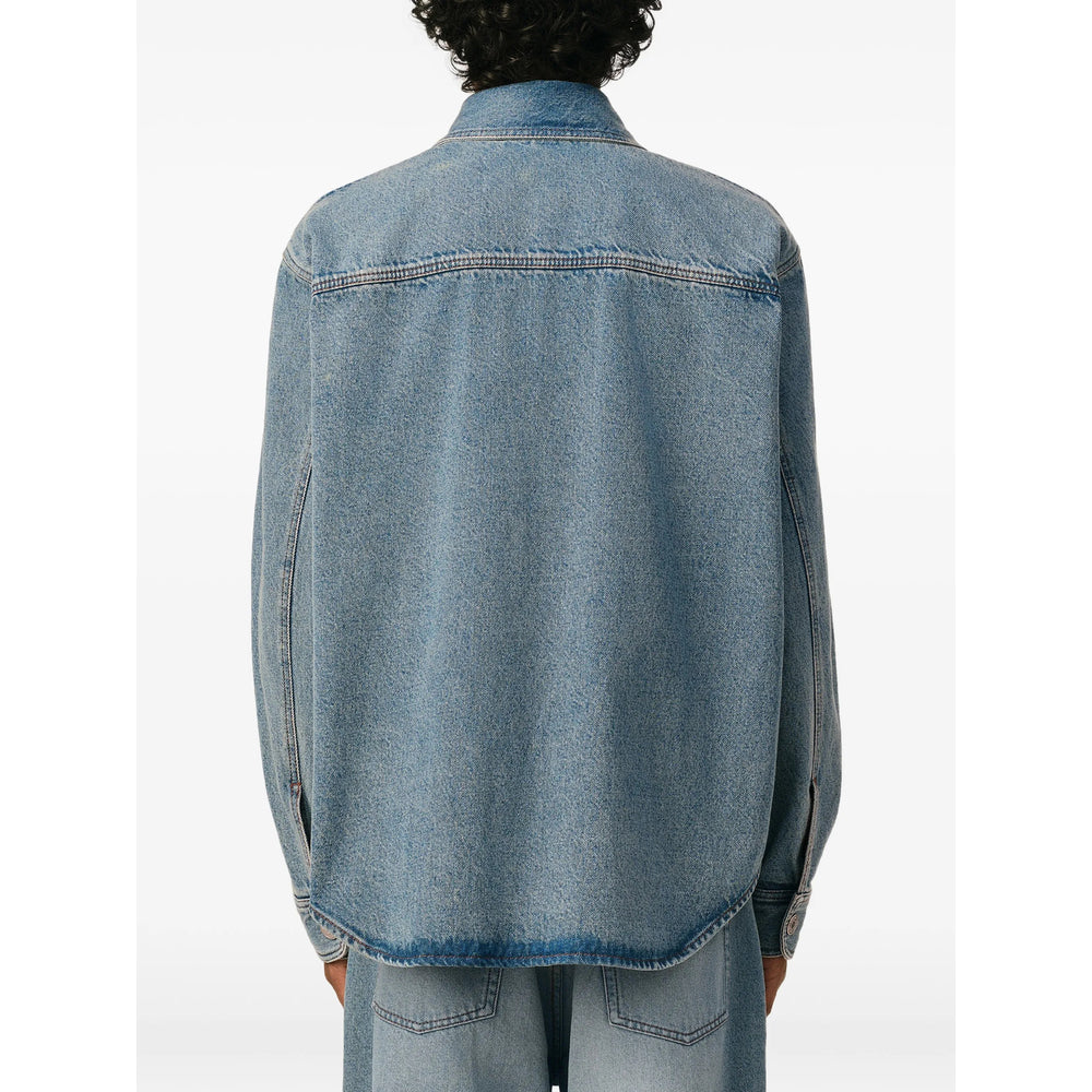 Ami Paris Ami Paris Blue Jackets - Oversized Jackets Women