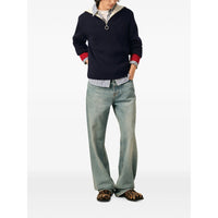 Ami Paris Blue Sweaters & Knitwear - Jumpers Men