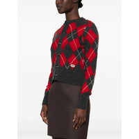Ami Paris Ami Paris Red Knitwear - Cardigans Women