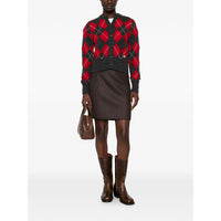 Ami Paris Ami Paris Red Knitwear - Cardigans Women