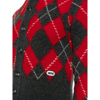 Ami Paris Ami Paris Red Knitwear - Cardigans Women