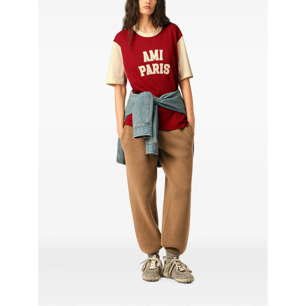 Ami Paris Red T-Shirts & Vests - T-Shirts Men
