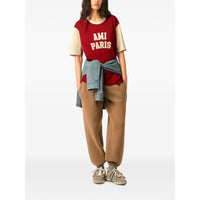 Ami Paris Red T-Shirts & Vests - T-Shirts Men