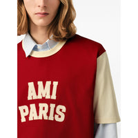 Ami Paris Red T-Shirts & Vests - T-Shirts Men