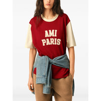 Ami Paris Red T-Shirts & Vests - T-Shirts Men