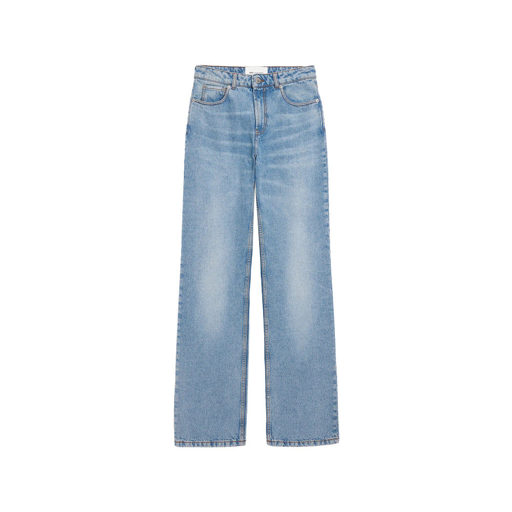 Ami Paris Ami Paris Blue Denim - Wide-Leg Jeans Women