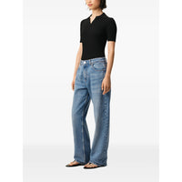 Ami Paris Ami Paris Blue Denim - Wide-Leg Jeans Women