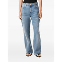 Ami Paris Ami Paris Blue Denim - Wide-Leg Jeans Women