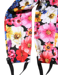 Dolce & Gabbana Multicolor Floral High Waist Leggings Women's Pants