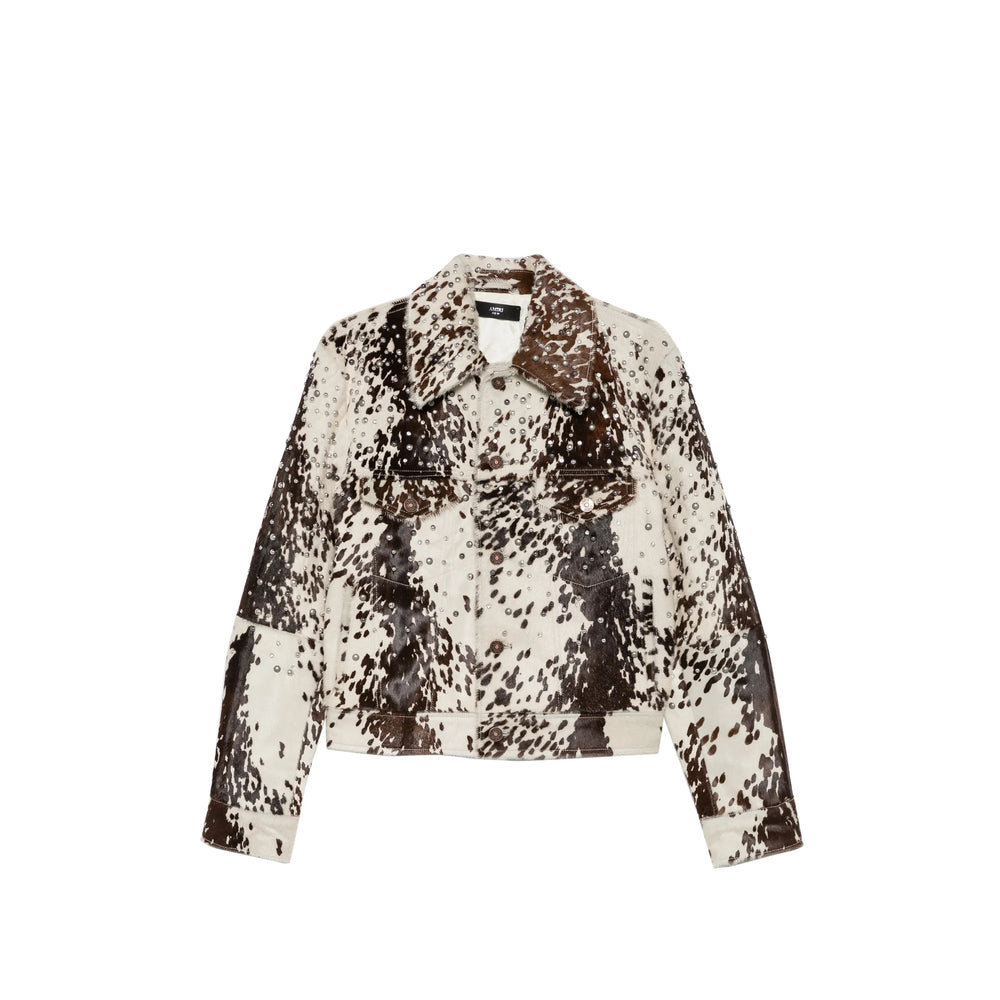 Amiri White Jackets - Leather Jackets Men