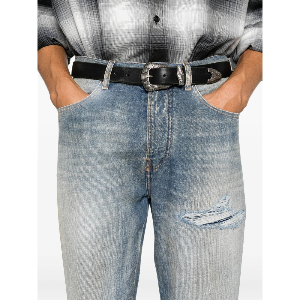 Amiri Amiri Blue Denim - Regular & Straight-Leg Jeans Men