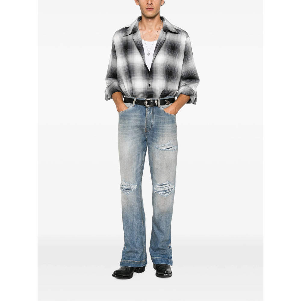 Amiri Amiri Blue Denim - Regular & Straight-Leg Jeans Men