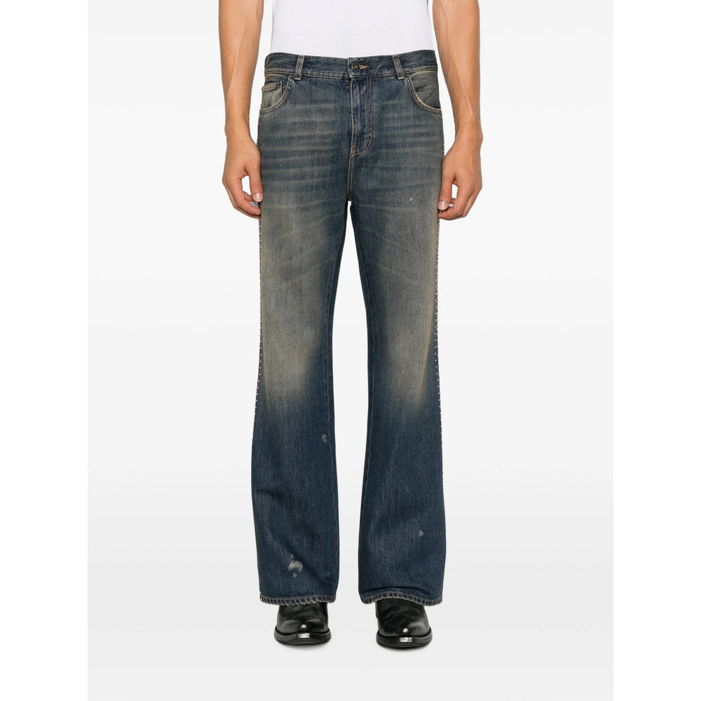 Amiri Blue Denim - Bootcut Jeans Men