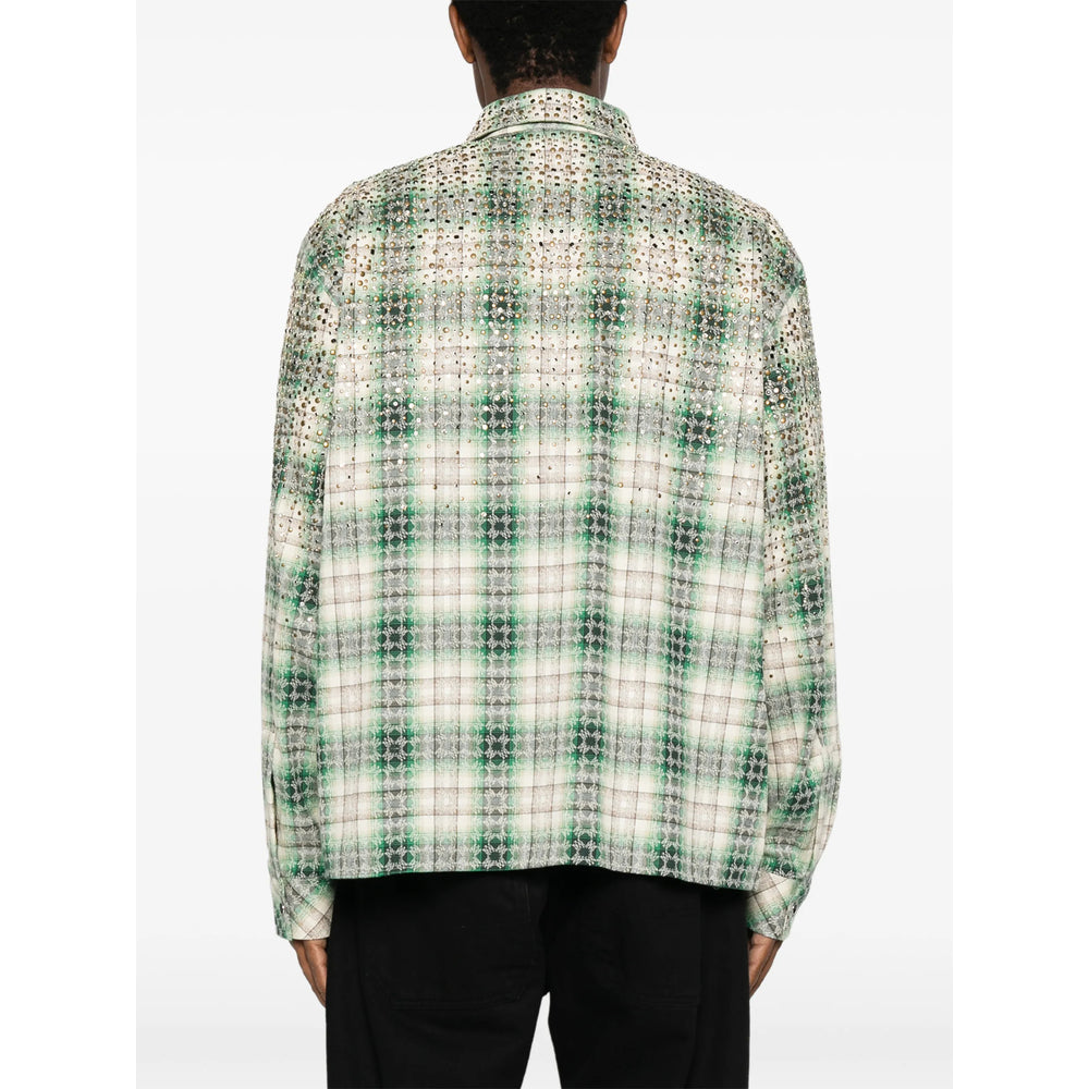 Amiri Amiri Green Shirts Men