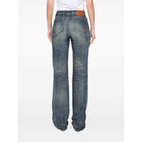 Amiri Amiri Blue Denim - Straight-Leg Jeans Women