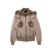 Moose Knuckles Neutrals Jackets - Bomber Jackets Women
