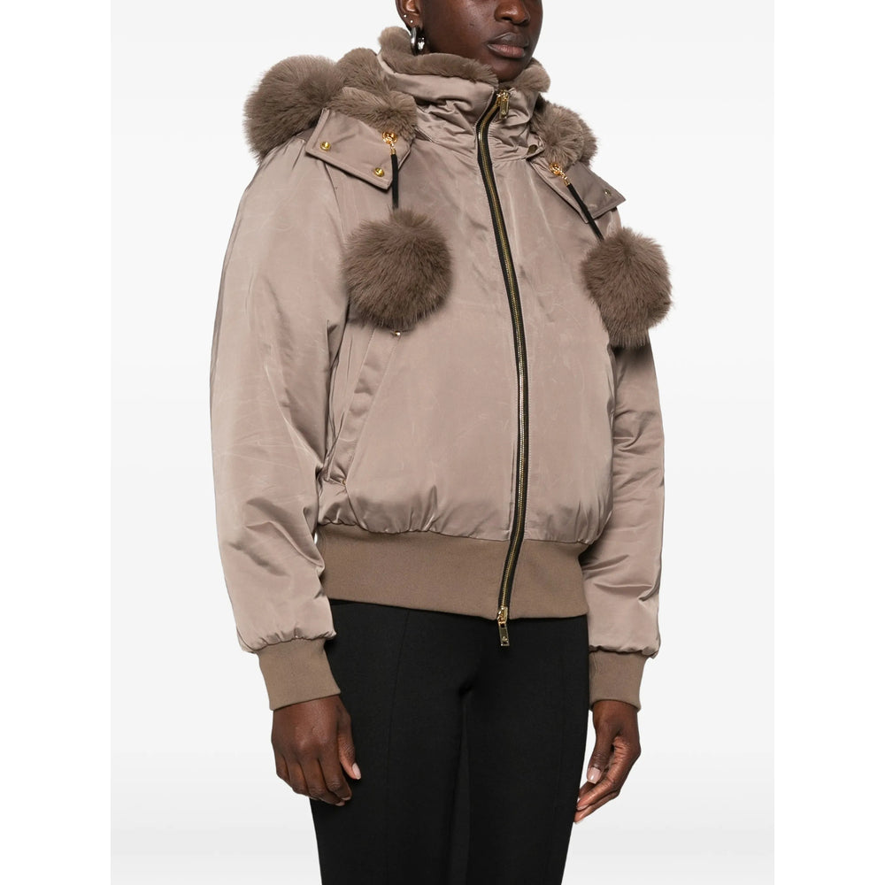 Moose Knuckles Neutrals Jackets - Bomber Jackets Women