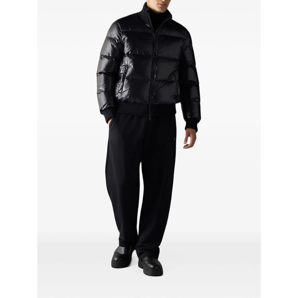 Moose Knuckles Black Jackets - Padded & Down Jackets Men