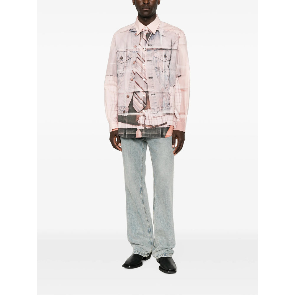 Acne Studios Acne Studios Pink Shirts Men