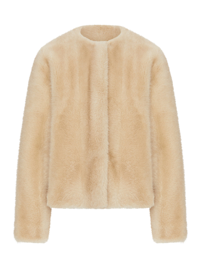 Max Mara Studio Max Mara Studio Women Short Eco Fur Jacket