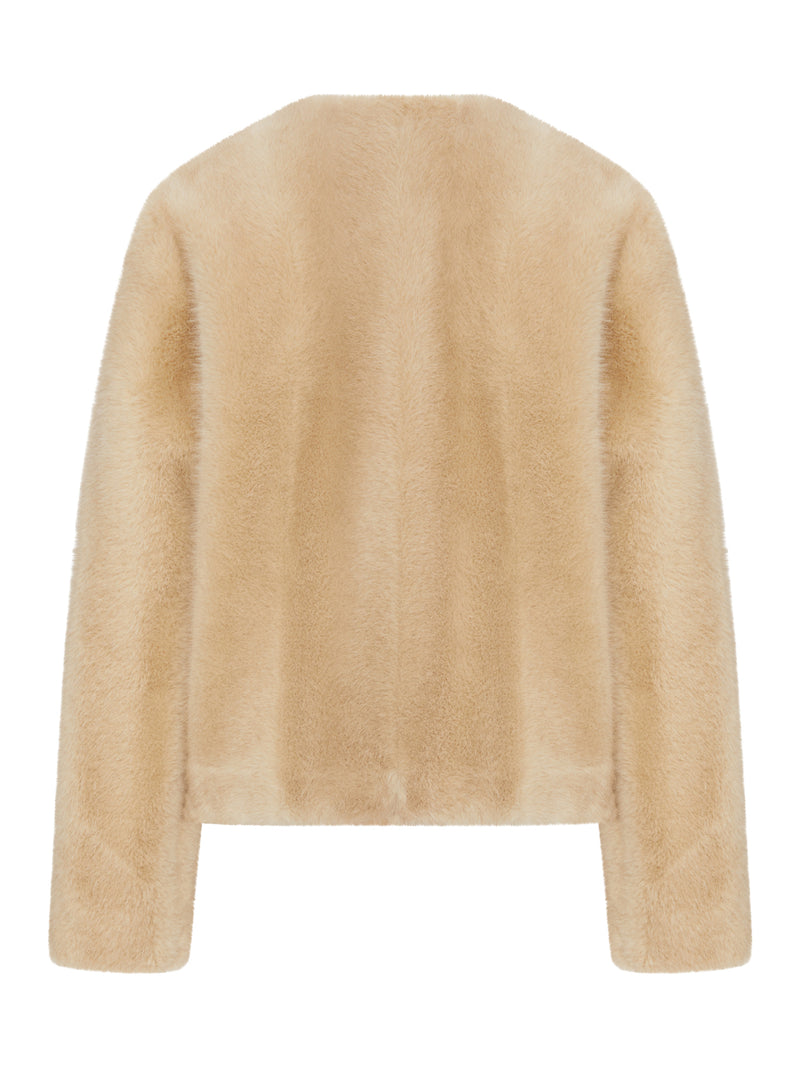 Max Mara Studio Max Mara Studio Women Short Eco Fur Jacket