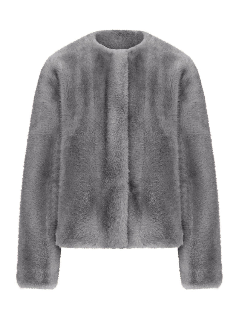 Max Mara Studio Max Mara Studio Women Short Eco Fur Jacket
