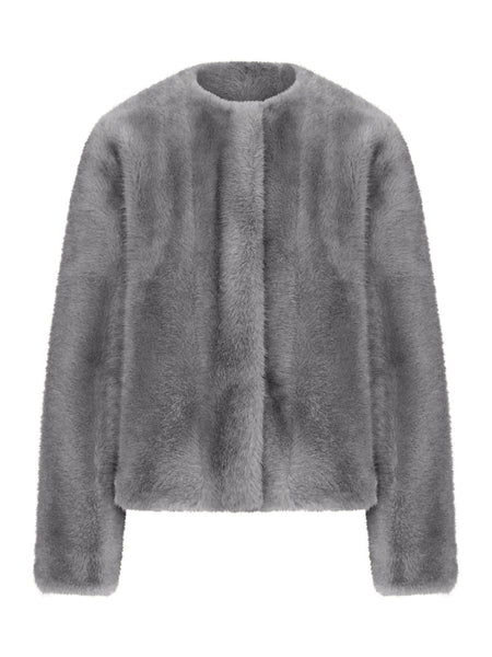Max Mara Studio Women Short Eco Fur Jacket – Bluefly