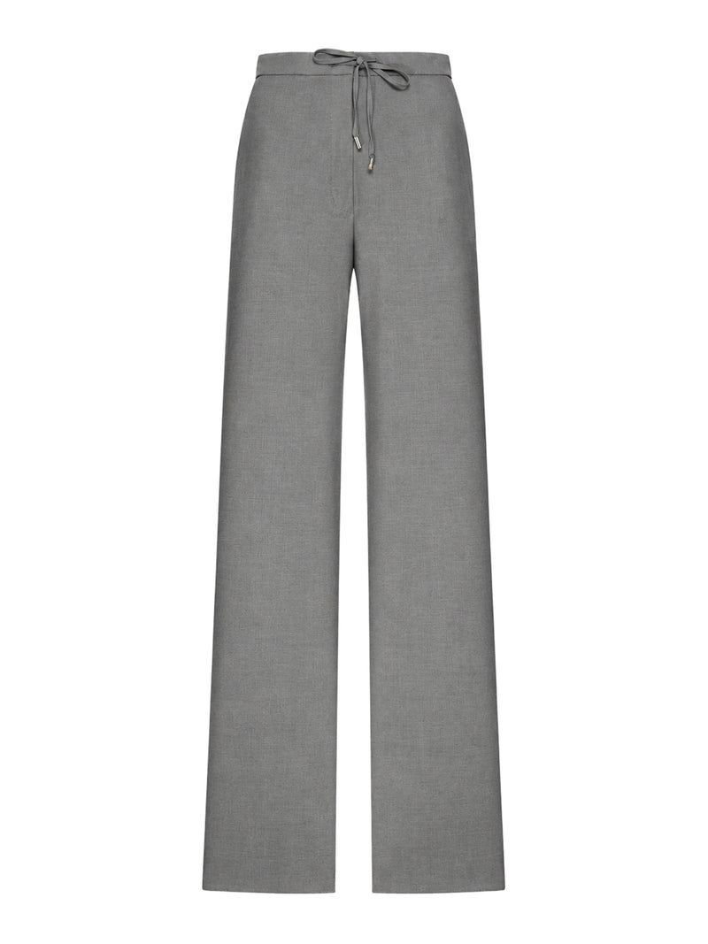 Max Mara Studio Max Mara Studio Women Wool Drawstring Trousers