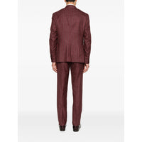 Isaia Red Suits - Double Breasted Suits Men