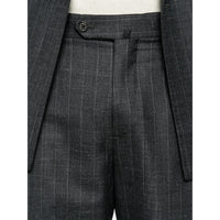 Isaia Grey Suits - Double Breasted Suits Men