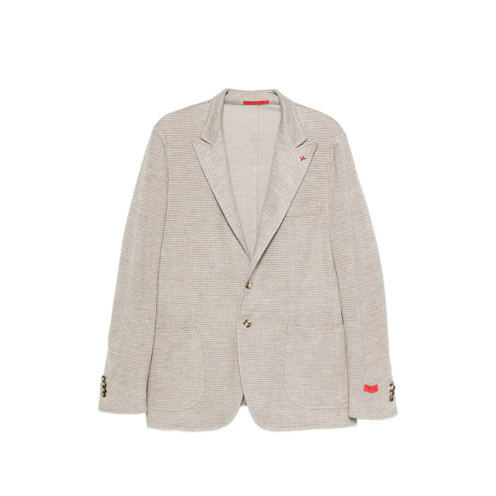Isaia Neutrals Jackets - Blazers Men