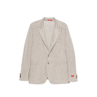 Isaia Neutrals Jackets - Blazers Men
