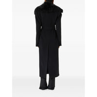 Blumarine Black Coats - Single Breasted Coats Women