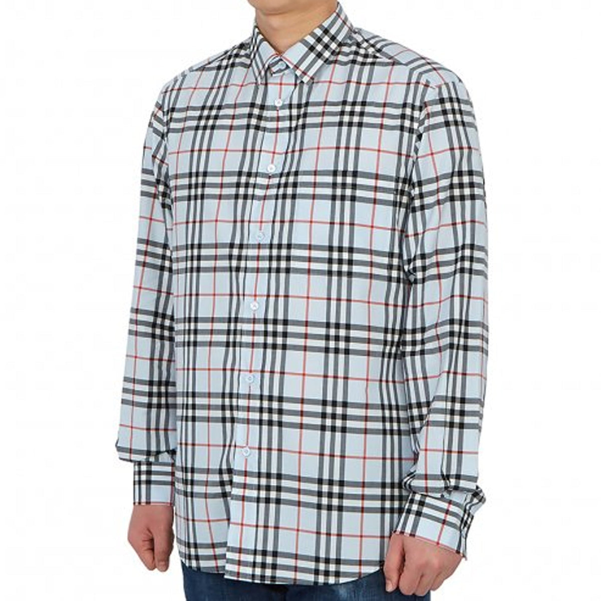 Burberry Checked Cotton Shirt Men