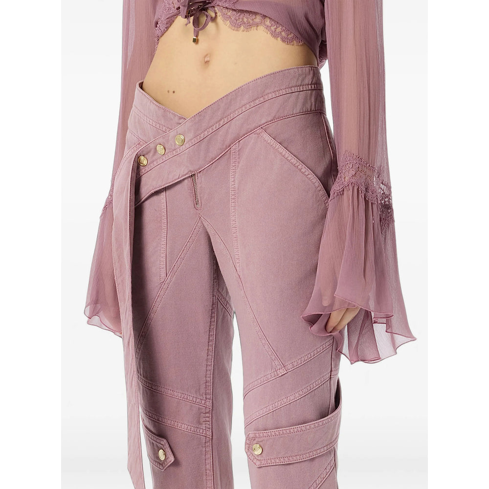 Blumarine Pink Trousers - Straight Trousers Women