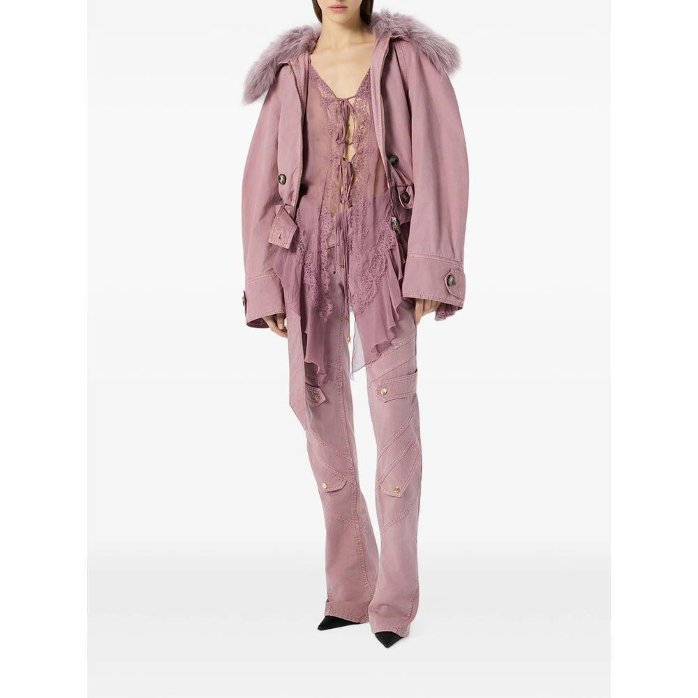 Blumarine Pink Trousers - Straight Trousers Women
