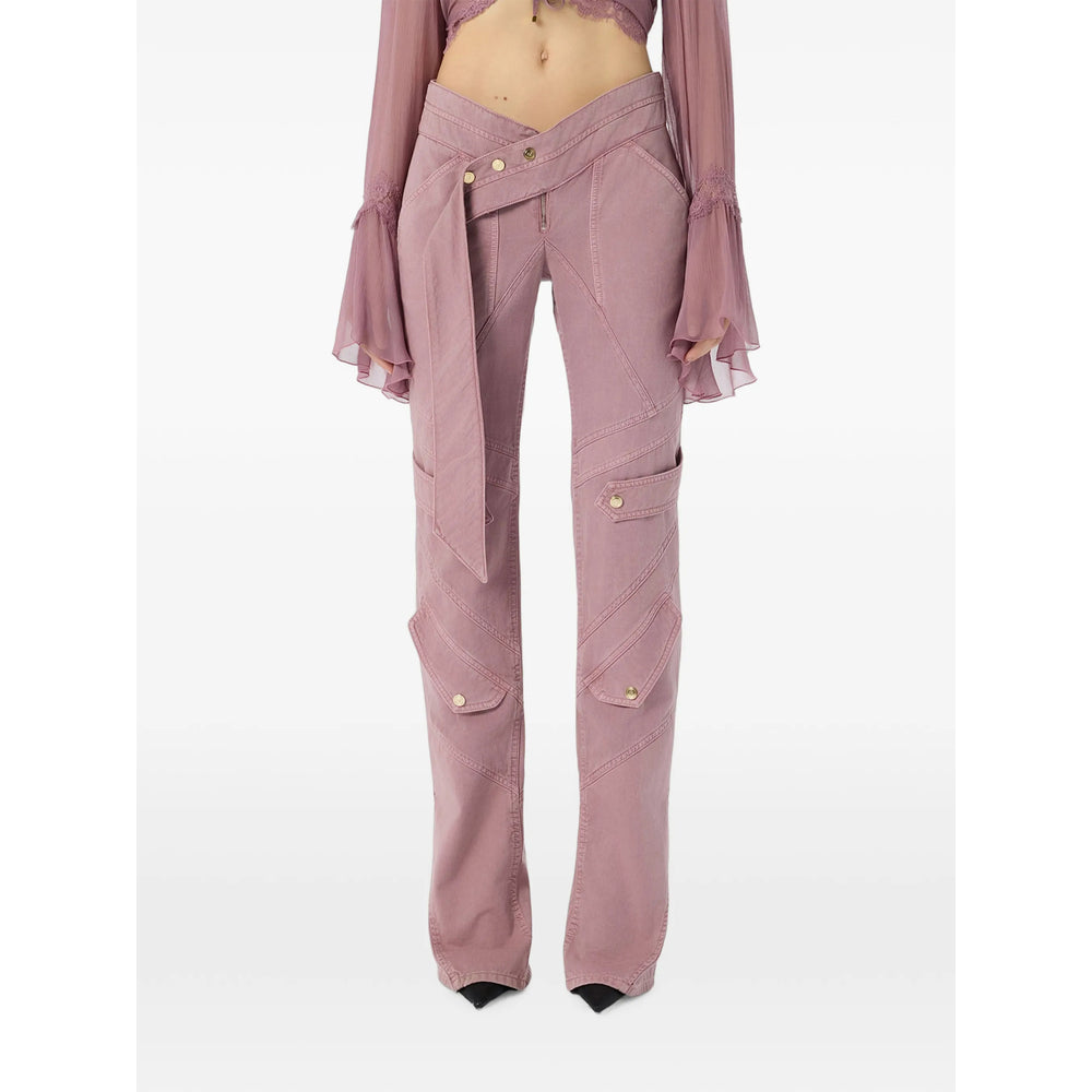 Blumarine Pink Trousers - Straight Trousers Women