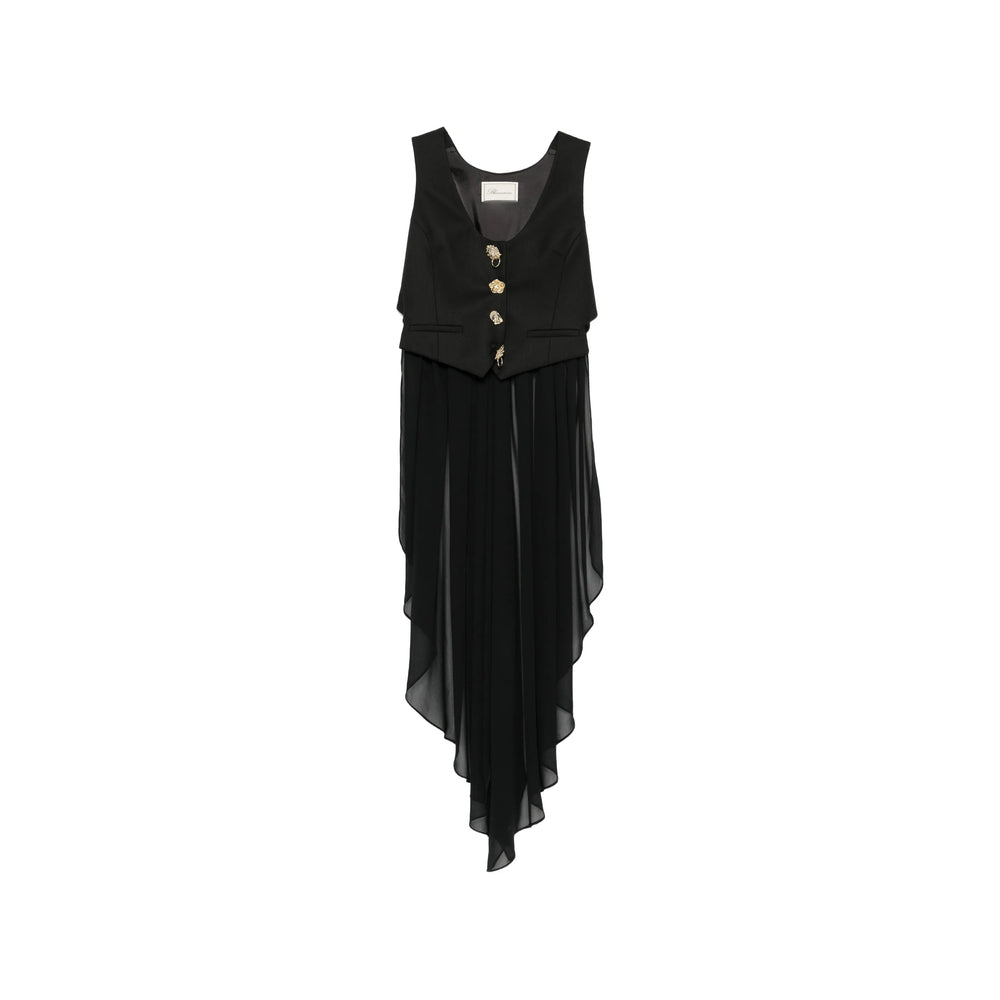 Blumarine Blumarine Black Jackets - Waistcoat & Gilets Women