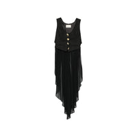 Blumarine Blumarine Black Jackets - Waistcoat & Gilets Women