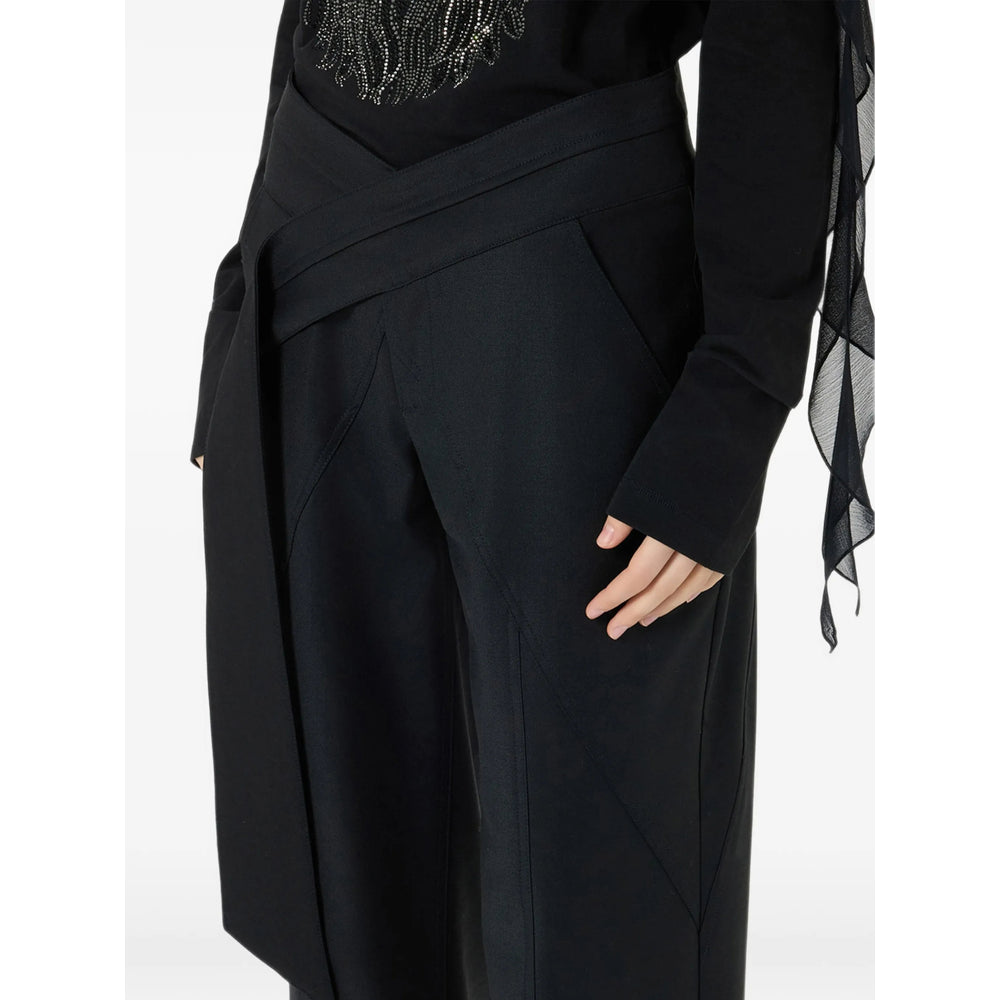 Blumarine Black Trousers - Straight Trousers Women