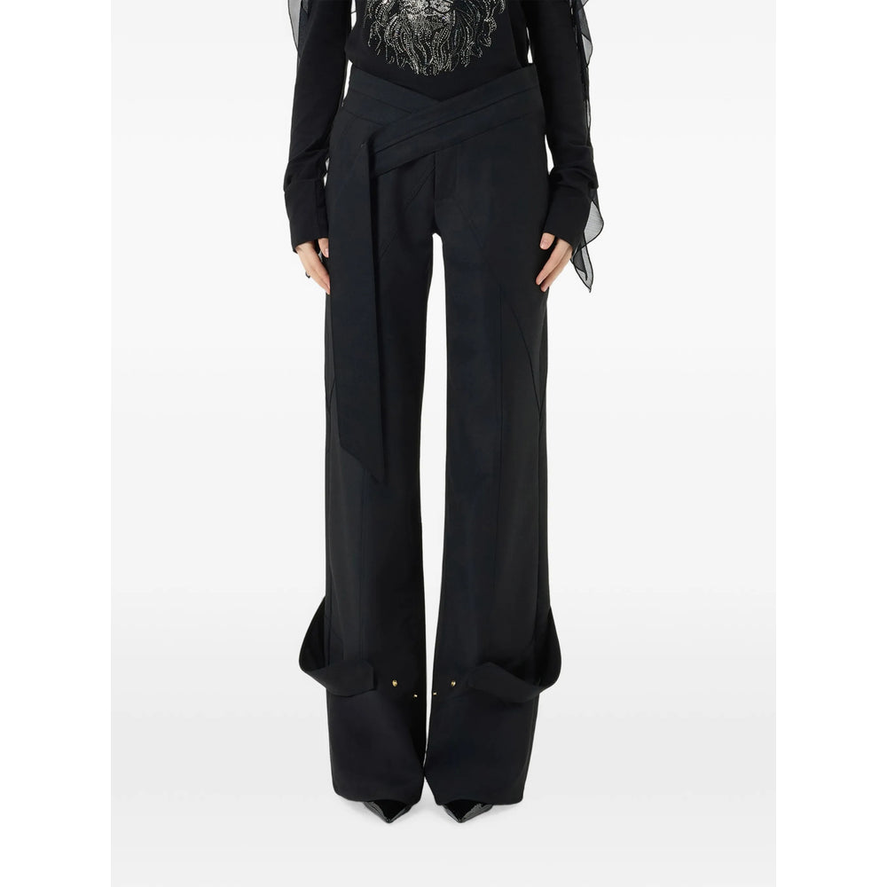 Blumarine Black Trousers - Straight Trousers Women