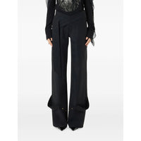 Blumarine Black Trousers - Straight Trousers Women