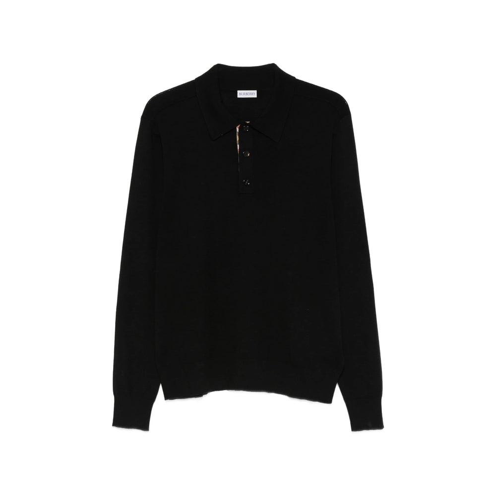 Burberry Burberry Black Polo Shirts - Jumpers Men